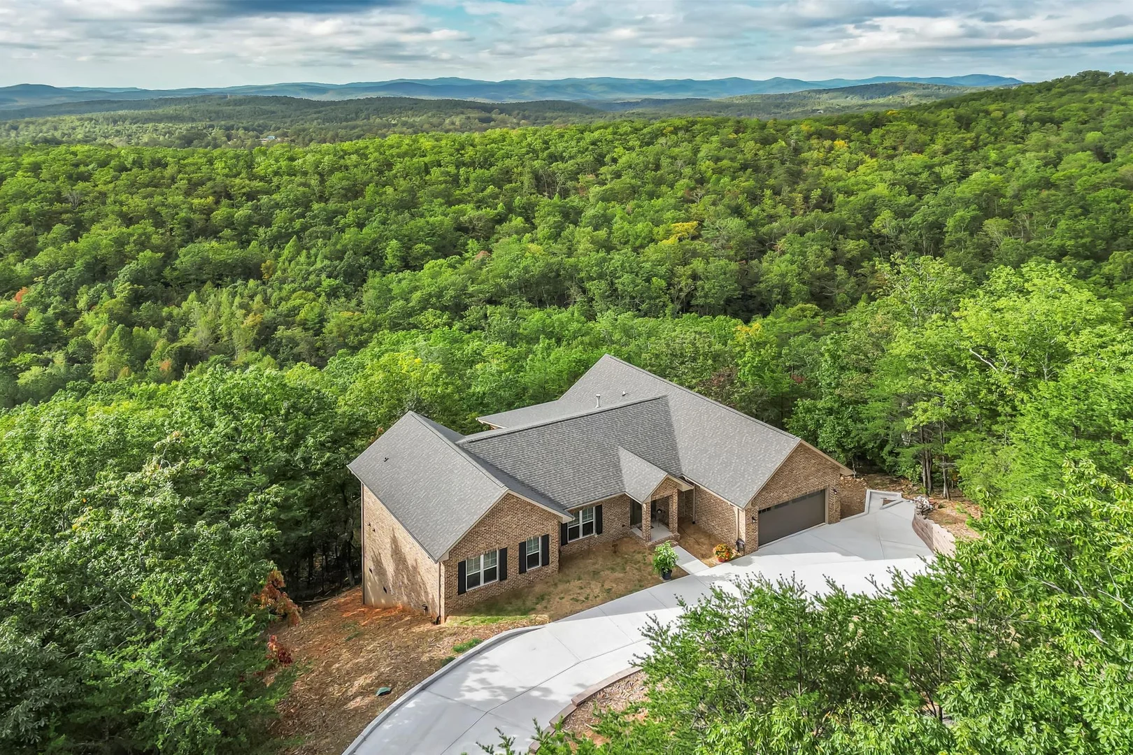 Arial Shot of Higher Left Side of House