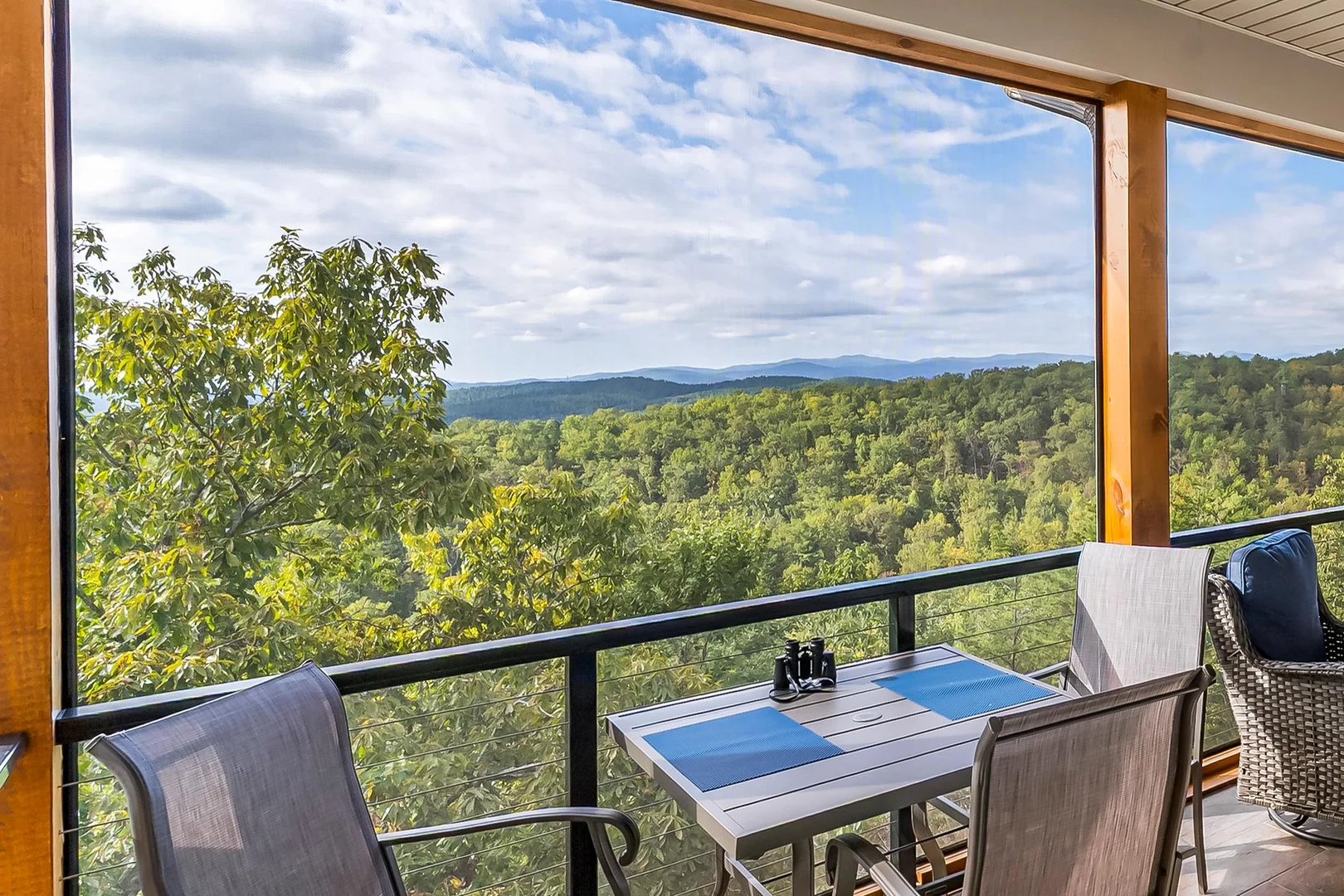 back porch and just the view